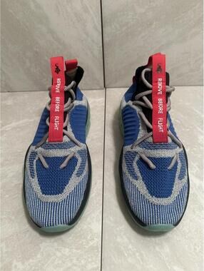 SIA Collective CV 0.0.2 NASA knit sneakers Size 9 royal blue/grey/red techwear